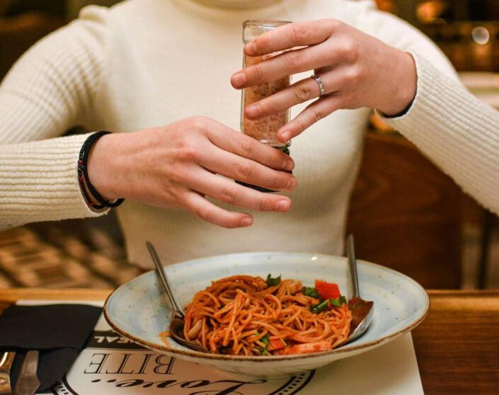 pasta plate